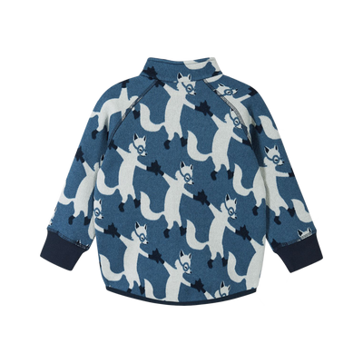 Reima Toddlers' Ornament Moisture-Wicking Fleece Sweater fox print