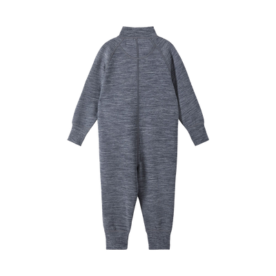 Reima Toddlers' Parvin Merino Wool Jumpsuit - Melange Grey sweater fleece