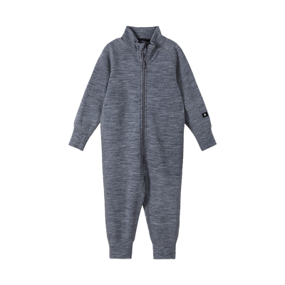 Reima Toddlers' Parvin Merino Wool Jumpsuit - Melange Grey