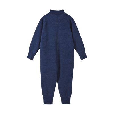 Reima Toddlers' Parvin Merino Wool Jumpsuit - Navy sustainable design