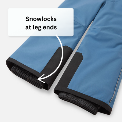 Reima Toddlers' Proxima Waterproof Snowpants - Blue Ocean snowlocks