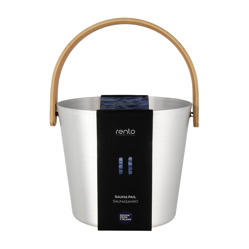 Rento Aluminum Bamboo Sauna Bucket