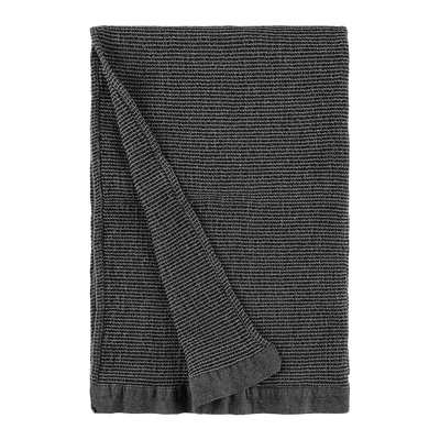 Rento Kenno Bath Towel, dark gray folded