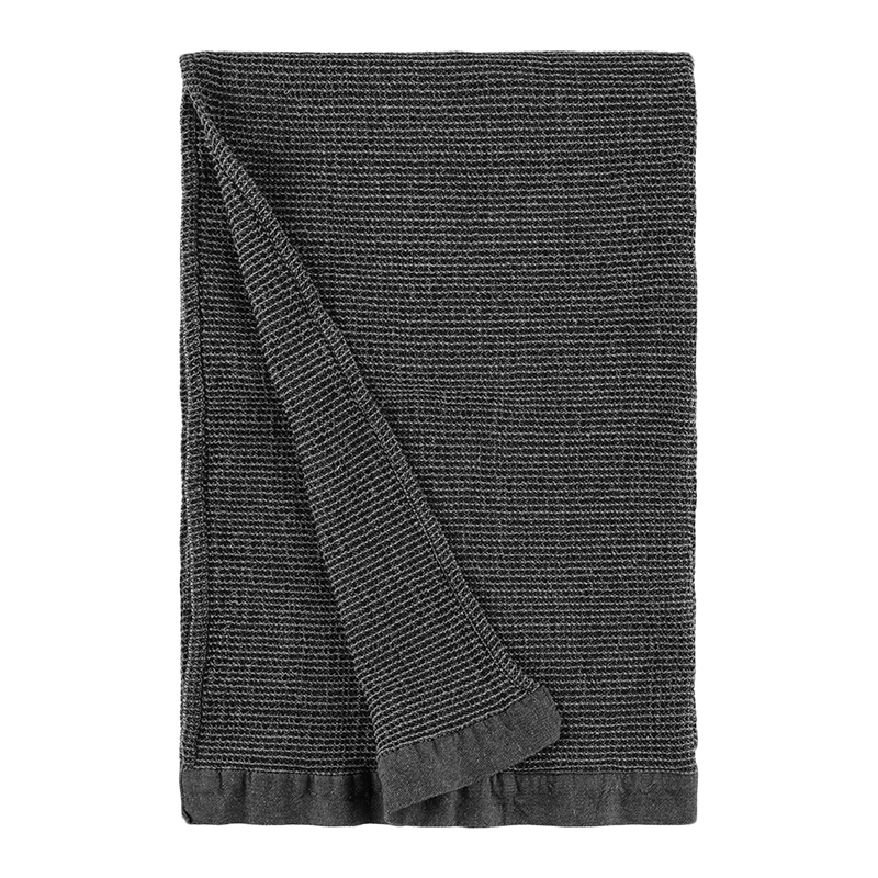 Rento Kenno Bath Towel, dark gray folded