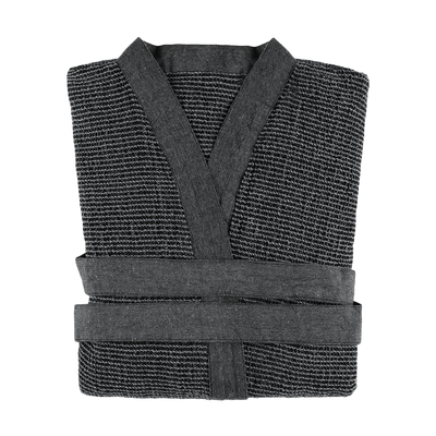 Rento Kenno Bathrobe, dark gray front