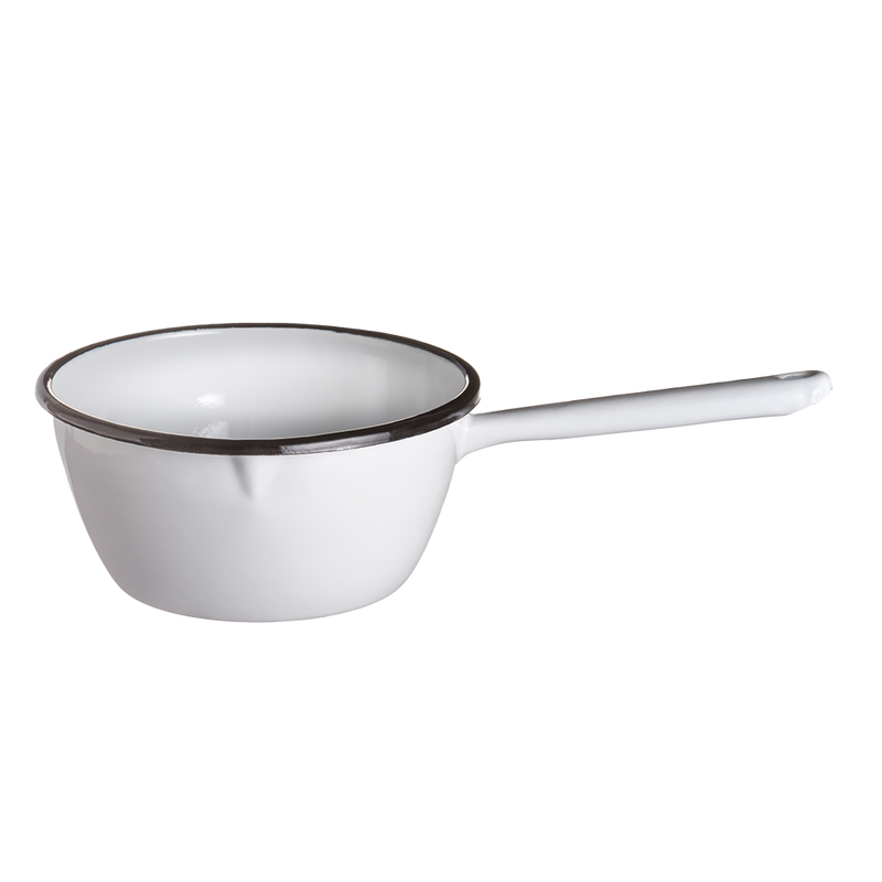 Rento White Enamel Sauna Ladle