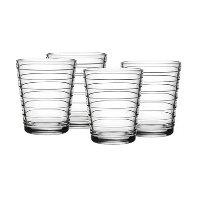 iittala Aino Aalto Clear Medium Tumbler (Set of 4)