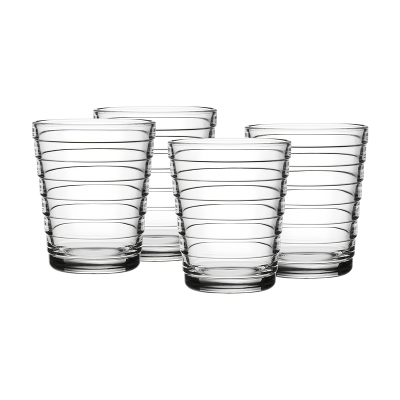 iittala Aino Aalto Clear Medium Tumbler (Set of 4)