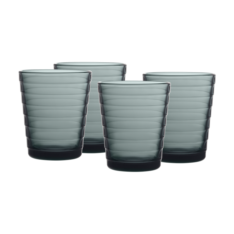 iittala Aino Aalto Dark Grey Medium Tumbler (Set of 4)