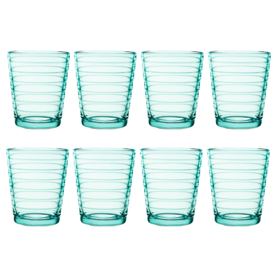 iittala Aino Aalto Water Green Medium Tumbler (Set of 8)