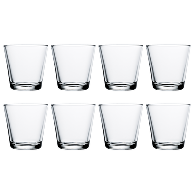 iittala Kartio Clear Medium Tumbler (Set of 8)