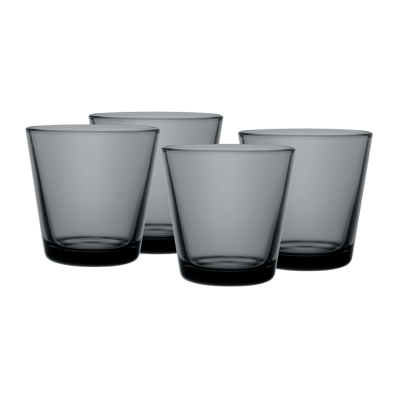 iittala Kartio Dark Grey Medium Tumbler (Set of 4)