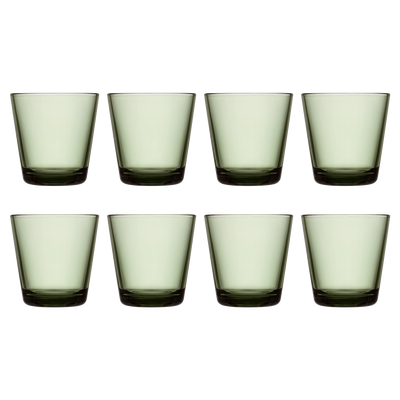 iittala Kartio Pine Green Medium Tumbler (Set of 8)