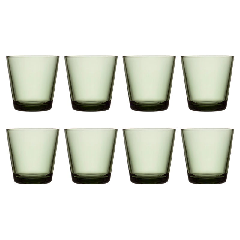 iittala Kartio Pine Green Medium Tumbler (Set of 8)