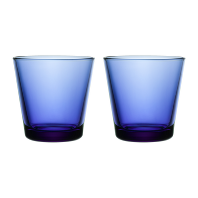 iittala Kartio Ultramarine Blue Medium Tumbler (Set of 2)