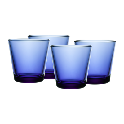 iittala Kartio Ultramarine Blue Medium Tumbler (Set of 4)