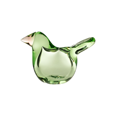 iittala Toikka Flycatcher Apple Green / Salmon Pink