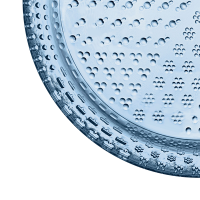 iittala Tundra Aqua Snack Plate droplet design