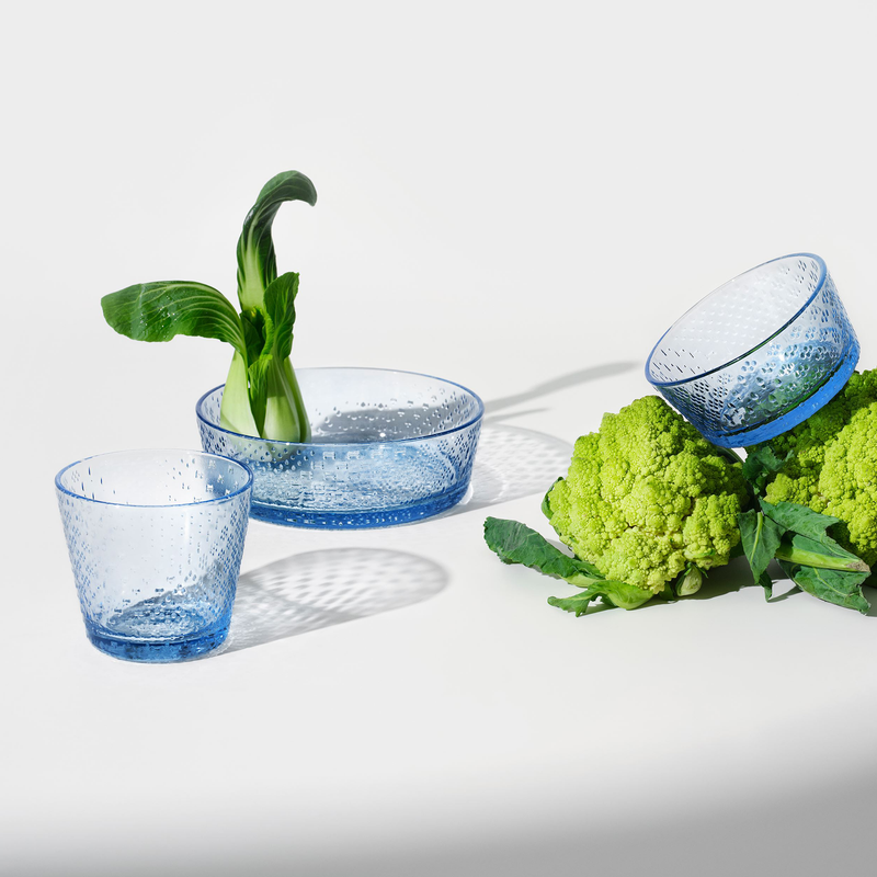 iittala Tundra Aqua glassware series