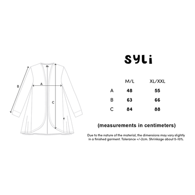 syli size chart