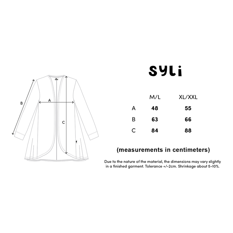 syli size chart