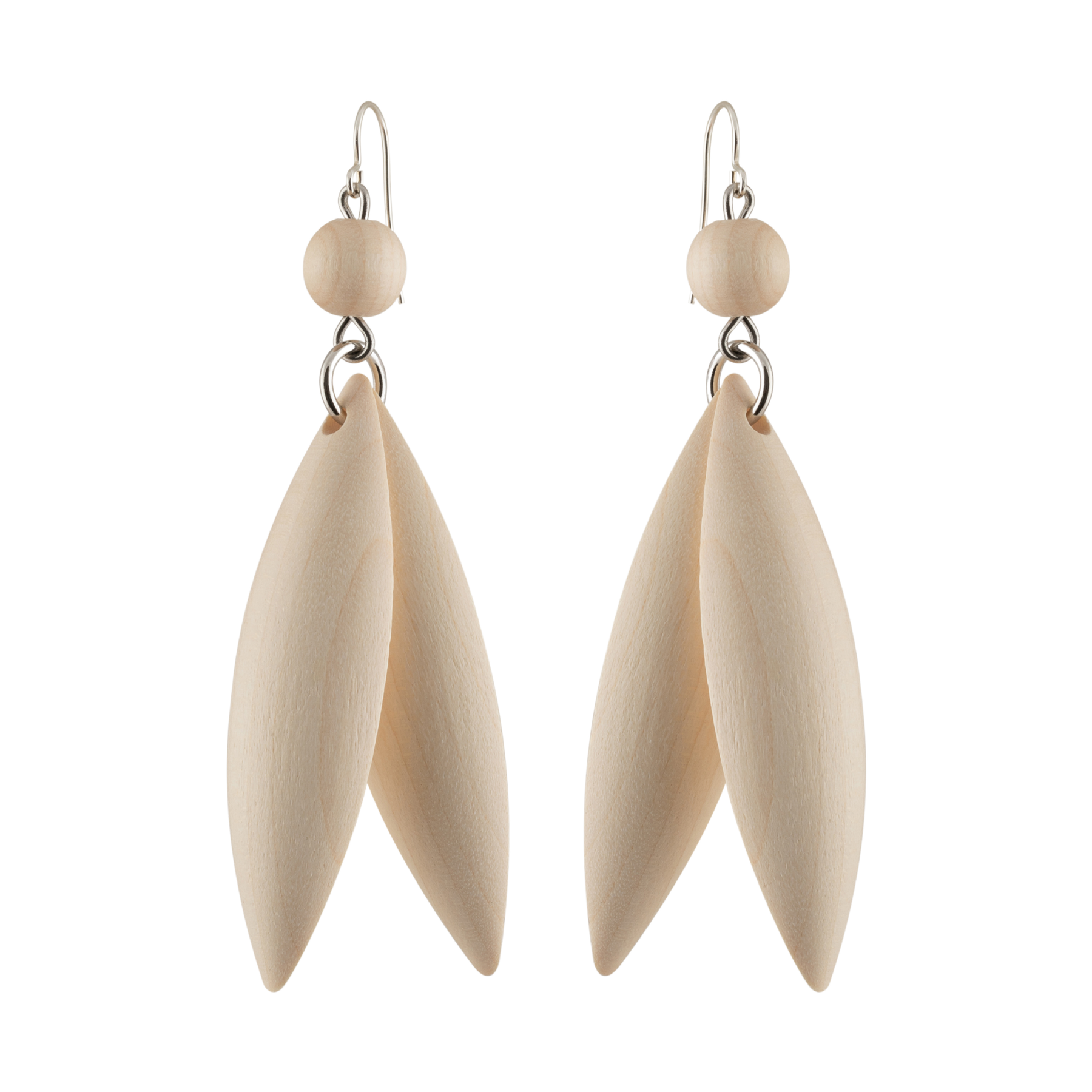 Aarikka Jalava Earrings, natural – Touch of Finland