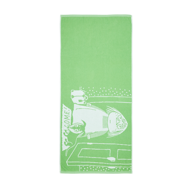 Finlayson Miska Ja Surka Bath Towel, green