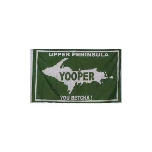 Yooper Flag 3’ x 5’ - Upper Peninsula, You Betcha! – Touch of Finland